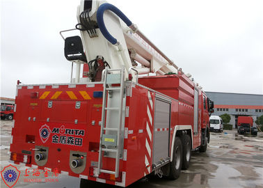 Benz Chassis 32m Water Tower Fire Truck Max Power 320KW Sistem Hidrolik