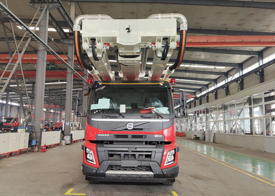 Truk Pemadam Kebakaran Menara Air Hidraulik Mercedes Benz 20MPa dengan Derek Teleskopik 32m